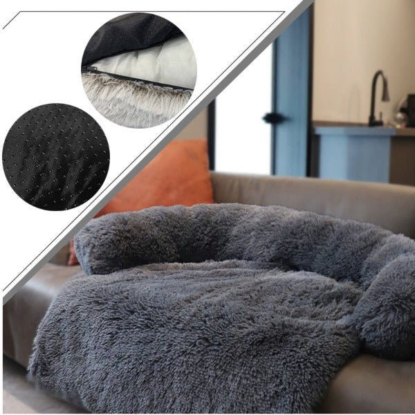 The Faux Blanket Couch