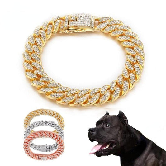 Dog cuban link collar